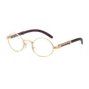 Gold Frame Black Legs