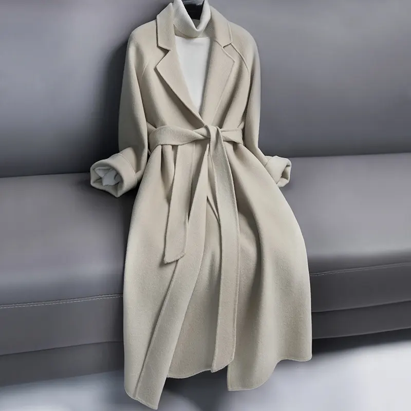Little Man Woolen Winter Coat Women