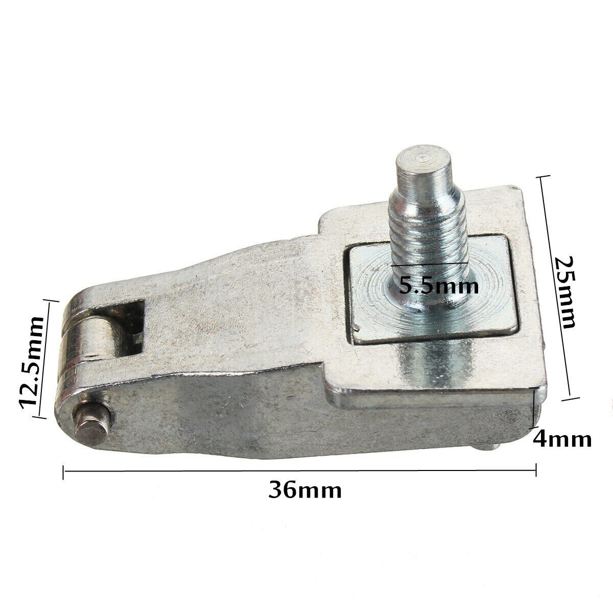 For Fiat 500 Door Handle Passenger Left Driver Right Side Repair Hinge Chrome — image 4