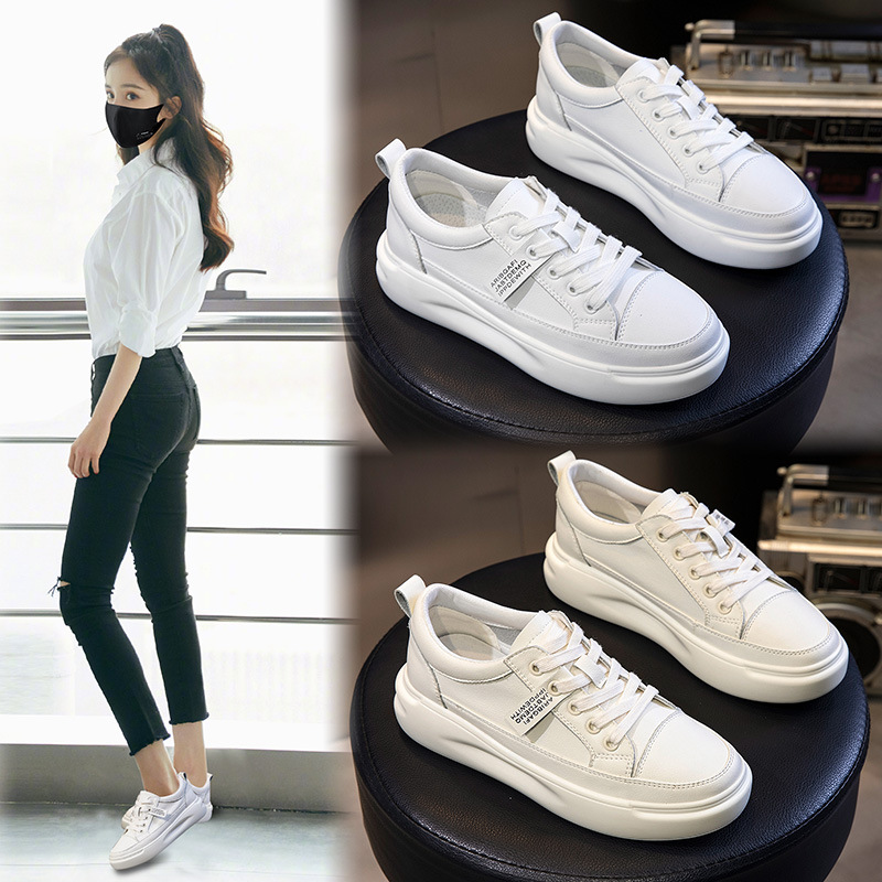 Title 2, Platform white shoes ladies sports casual shoes