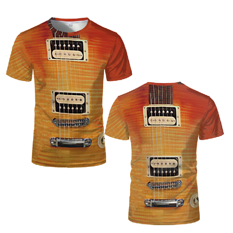 Title 7, Camiseta de verão masculina Expert em música Te...