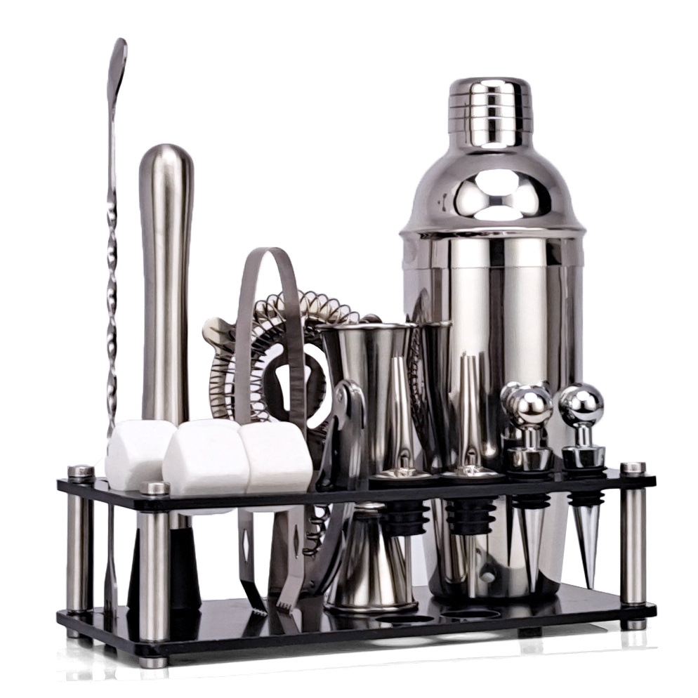 Stainless Steel Cocktail Shaker Set (A-350ml)