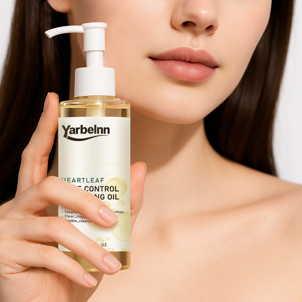 Centella Extract Cleansing & Makeup Removing Oil, Blackhead Dissolving Pore Minimizing Facial Cleanser Oil, 120ml