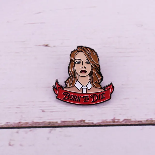 Metal Brooch Accessories For Music Fans Black - Shop at LoveMi