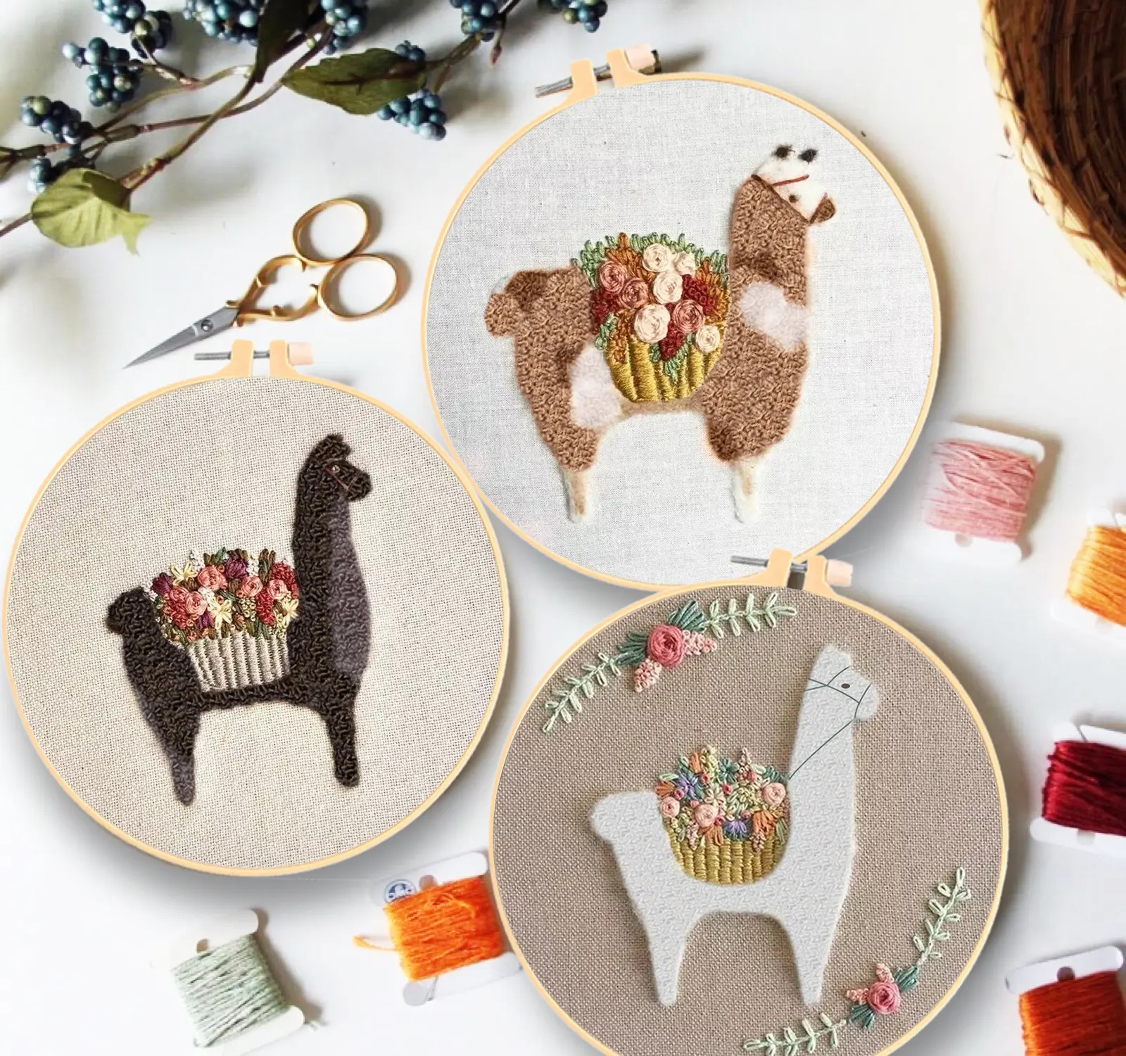 Original New Embroidery Diy Handcrafted Material Package