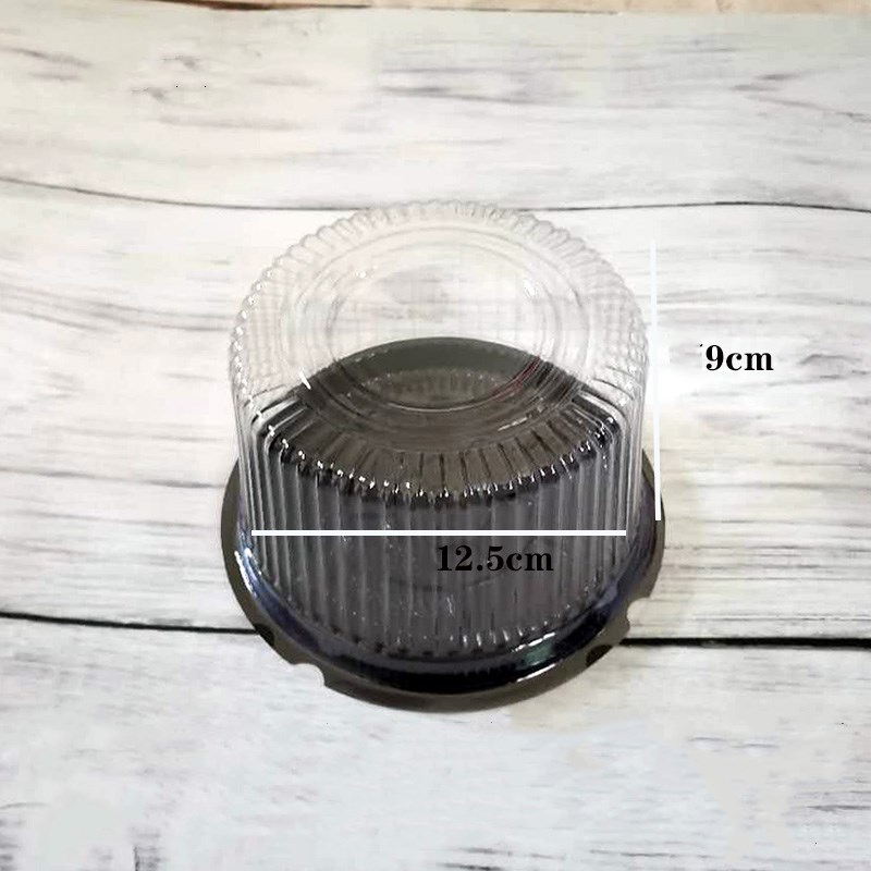 Title 3, Round Cheesecake Box Plastic Transparent Baking...