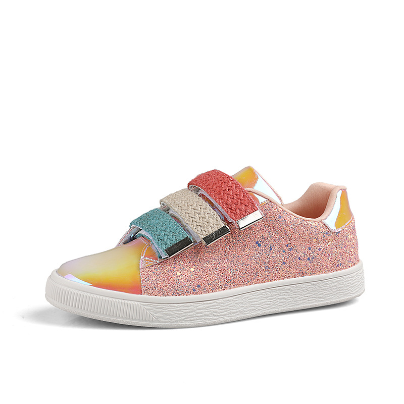 Summer New Breathable Fashion Personality Shiny Trendy Sneakers Pink - Shop at LoveMi