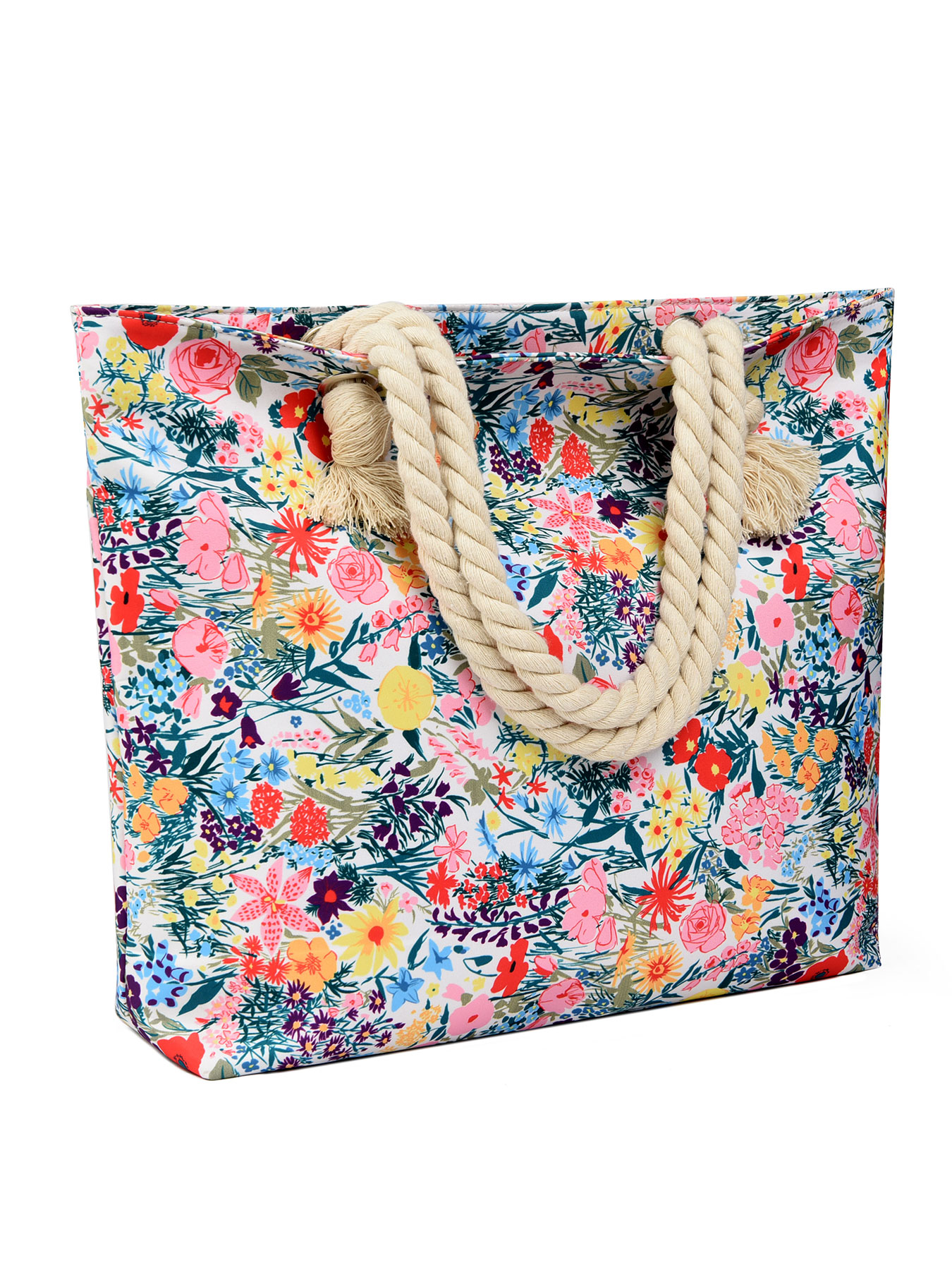 Only Self Pickup---Art Flower Pattern Beach Bags For Women, Beach Bag Tote Waterproof Sandproof, Beach Bags For Women — foto 4