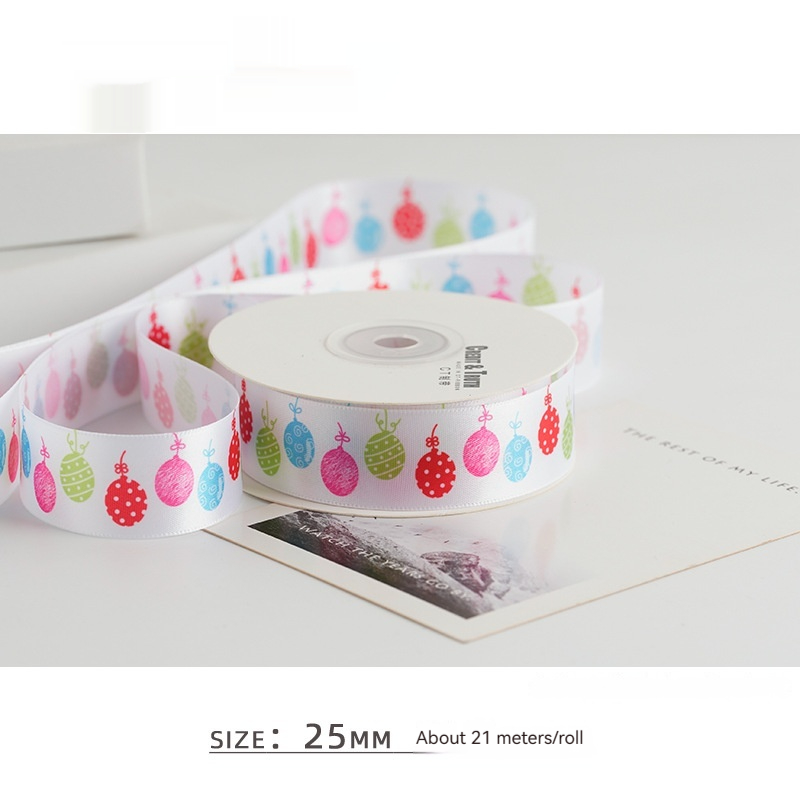Color Heat Transfer Craft Ribbon Balloon Color Cake Packaging Gift Ribbon — foto 7