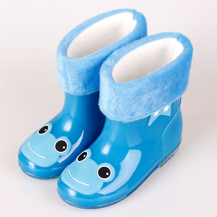 Removable Cotton All Season Rain Shoes For Boys And Girls' Kindergartens