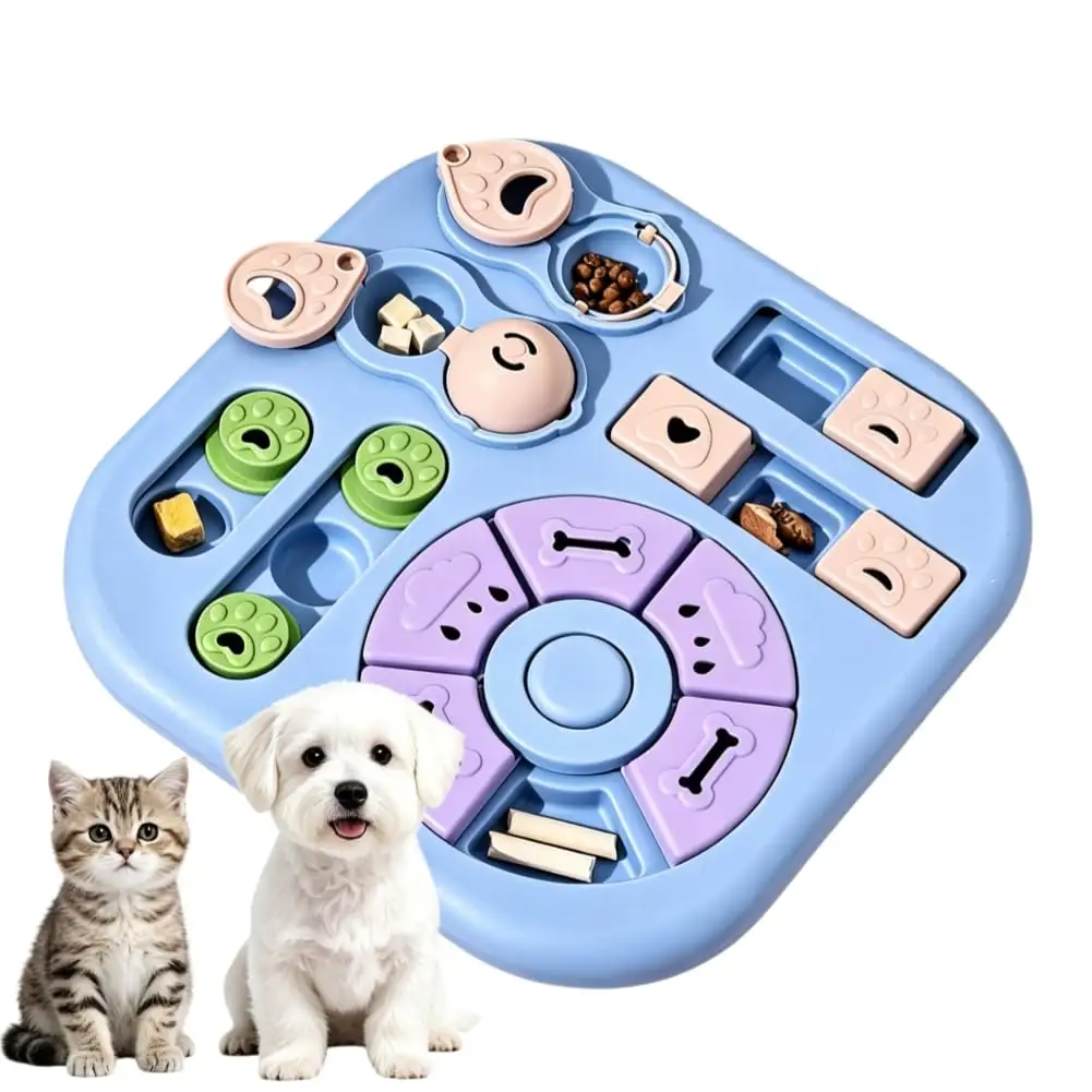 Interactive Cat Puzzle Toy, Maze Slow Feeder