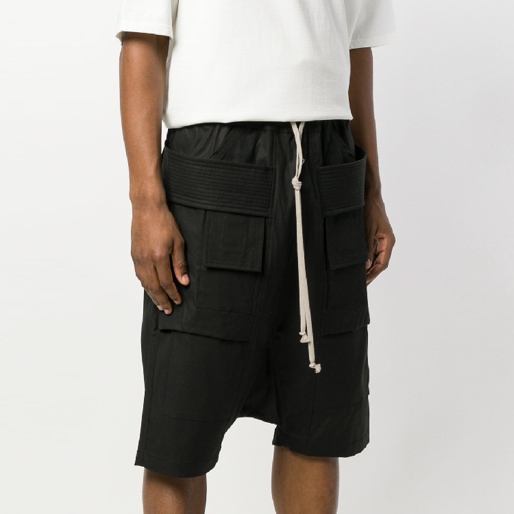 Men's Shorts Sports Style Harem Cropped Pants Dark High Street