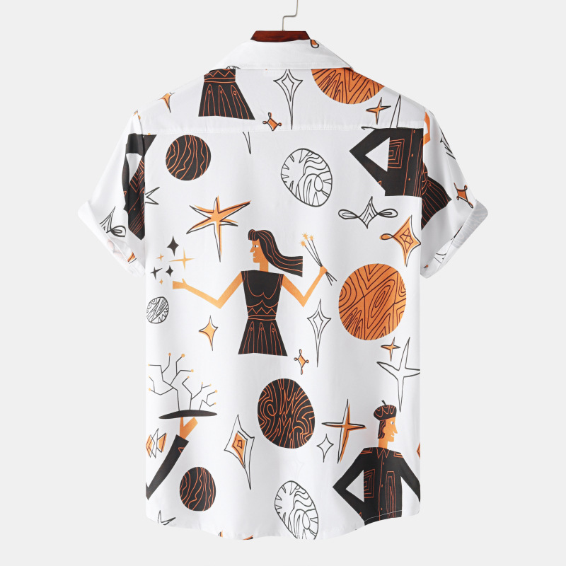 Title 4, Digitale print bloemen shirt met korte mouwen, ...