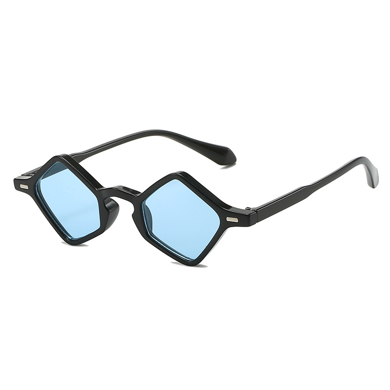 Black Frame Blue Lens