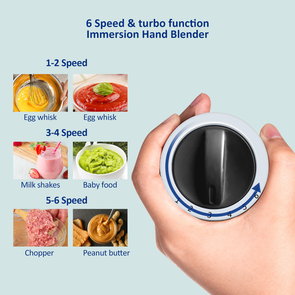 Title 2, Hand Blender Juice Dispenser Cooking Stick Meat...