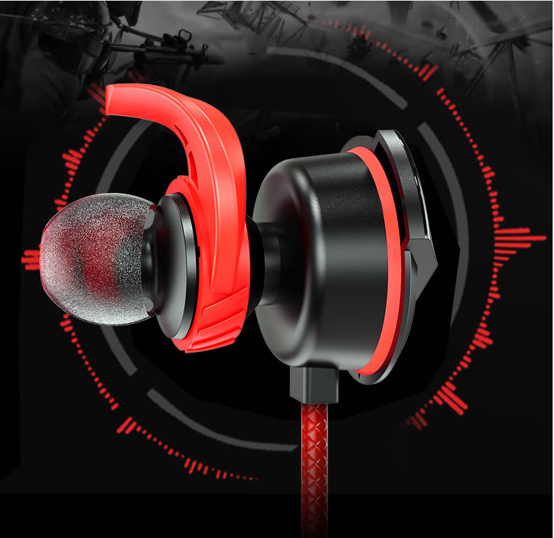 Wired Mobile Phone Computer Headset Headset In-ear Long Mic Gaming - Image 2