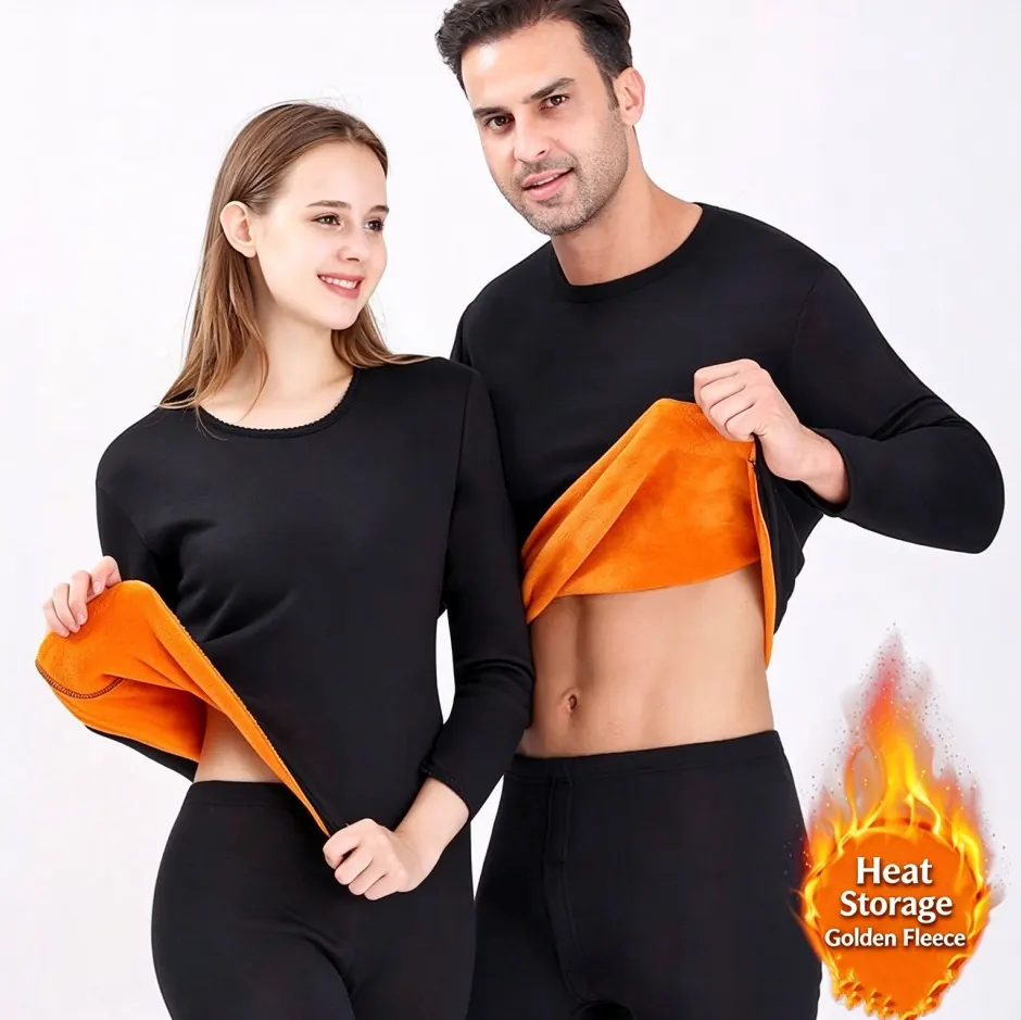 Gold Velvet Thermal Intimates Men's Thickeneded Cold-Proof Autumn Clothes