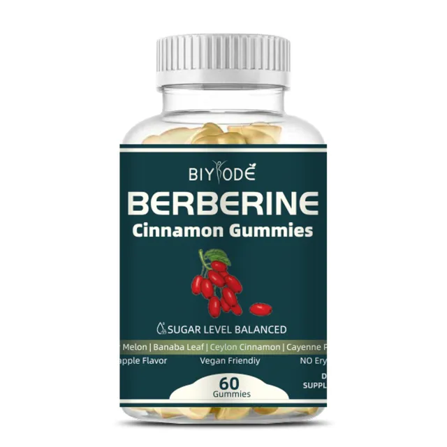 Biyode Berberine Cinnamon Herbal Extract Gummies Natural Daily Wellness Support Original - Shop at LoveMi