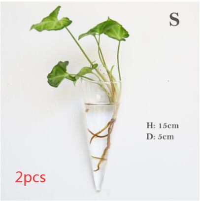 Модная настенная стеклянная ваза для цветов, террариум, настенный аквариум, контейнер для цветов, горшки для цветов, украшение для дома и сада