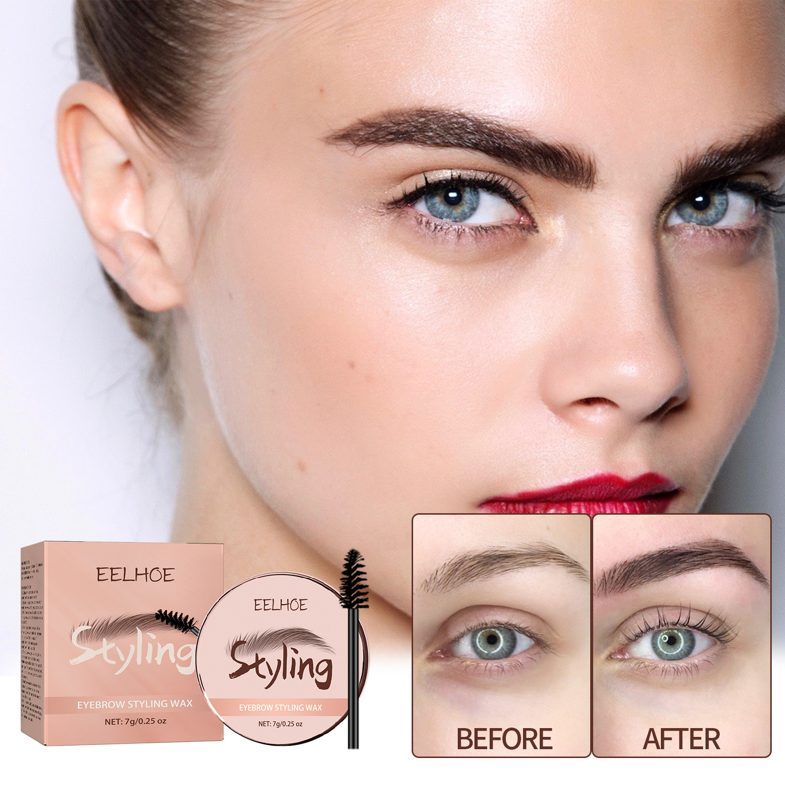 Effetto di Lamminatura Eyeliner Non Facile da Makeup Naturale 3D Wax