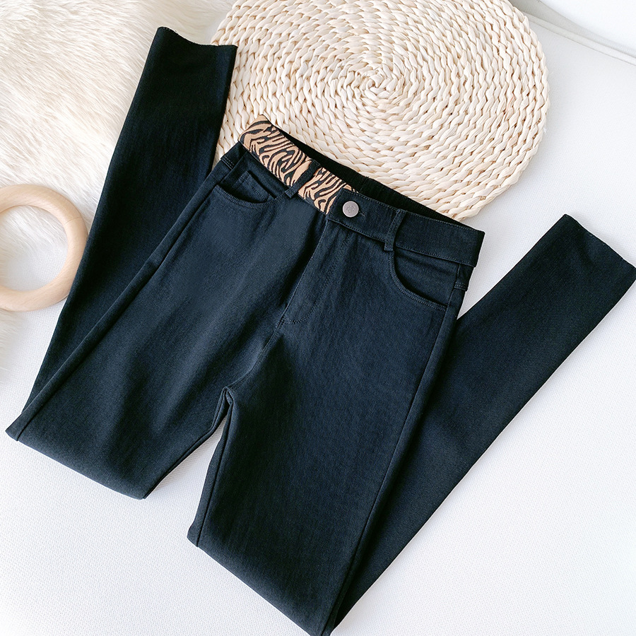 Tight Leggings Women's Outer Wear Autumn And Winter New Elastic Small Black Pants