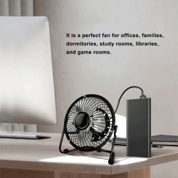 Portable Mini USB Cooling Fan   Small Desktop Desk Quiet Computer 8inch