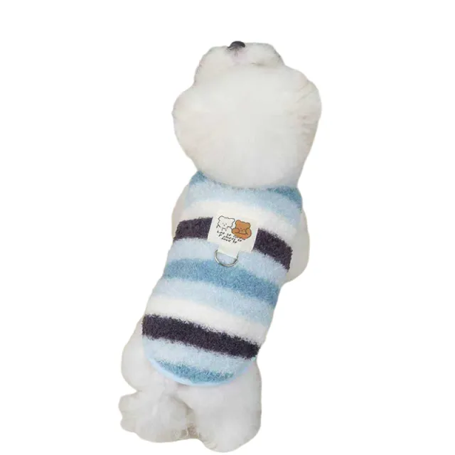 Pet Clothes For Small And Medium sized Dogs In Autumn And Winter, Cute Little Bear Cloth Label Teddy Bichon Frise Two legged Coat, Dog Clothes Blue - Shop at LoveMi