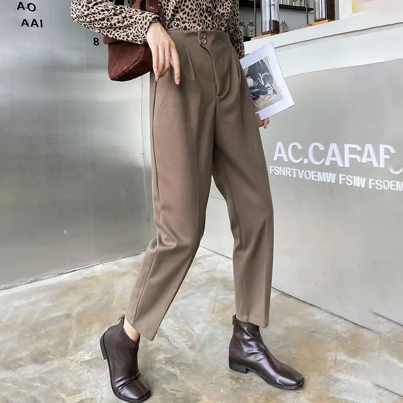 Women's Autumn And Winter New Loose Casual Suit Harem Pants
