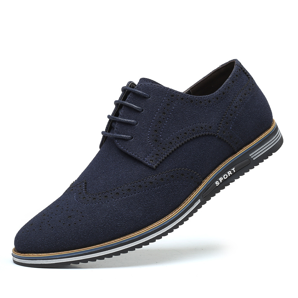 Title 14, Frosted Low-Top Suede Leather British Men