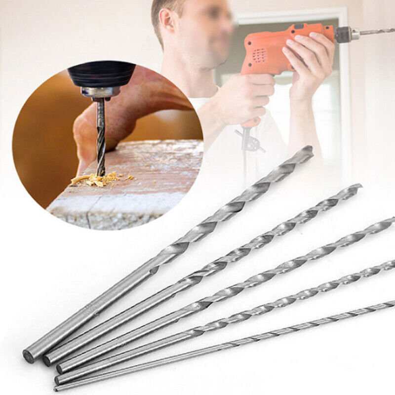 5PC 160MM Extra Long Wood Metal Drill Bit Set Brad Point 2mm 3mm 3.5mm 4mm 5mm — foto 9