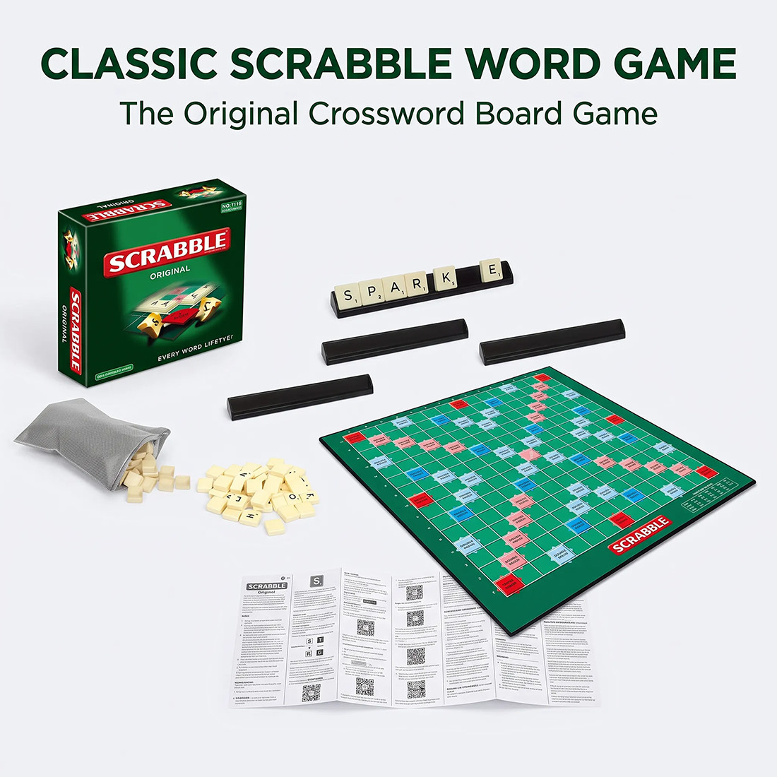 Scrabble Original Classic Board Game Toy New & Sealed Family Kids A Dult Edition — image 7