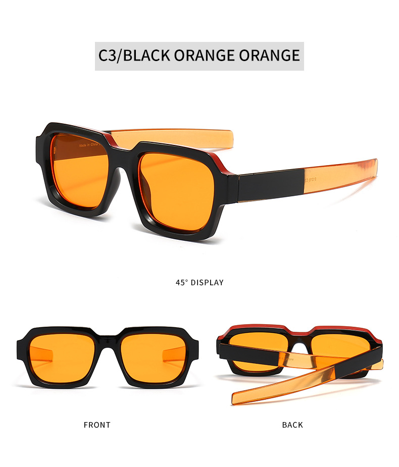 Title 7, Fashion Modern Catwalk Plain Sunglasses