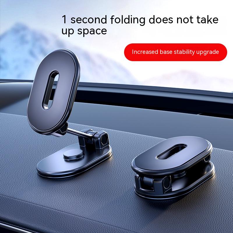Creative Multi-angle Adjustable Rotating Folding N52 Strong Magnetic Telescopic Car Navigation Holder