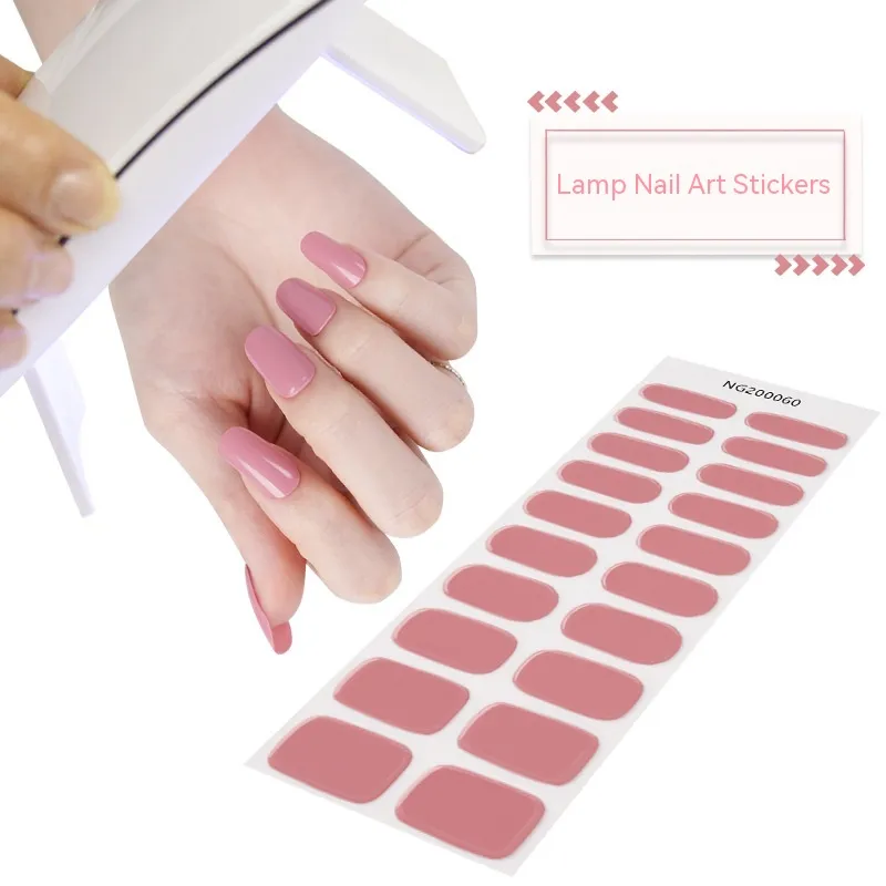 Gel Light Nail Stickers 20 Gel Nail Polish Phototherapy - Nail Stickers