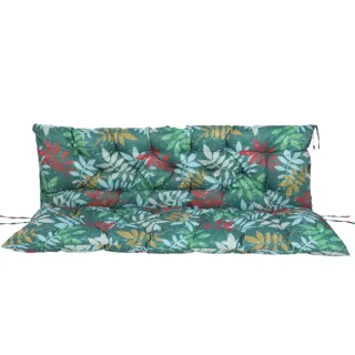 Outdoor Swing Cushions 70 Inch, Waterproof 4i Thick Porch Swing Cushion Replacement With Backrest And Ties, Comfortable 2-3 Seat Pation Swing Pad For Backyard, Garden, Lawn, Outdoo