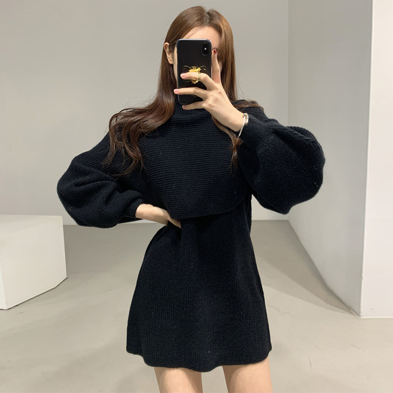 Title 1, Womens Fashion Knitted High Neck Undershirt Dr...