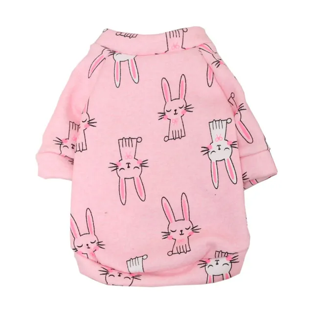 Fleece Print Sweatshirt Teddy Biped Dress Pink Bunny - Shop at LoveMi
