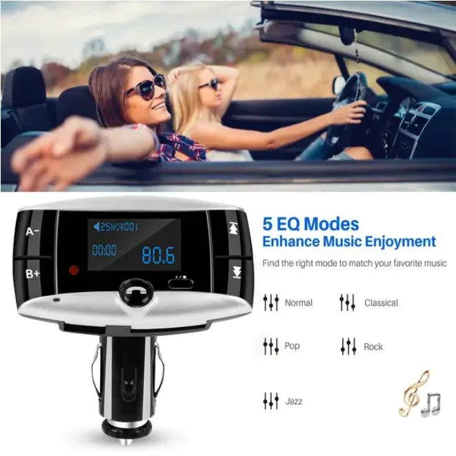 Car Mounted Wireless FM Transmitter
