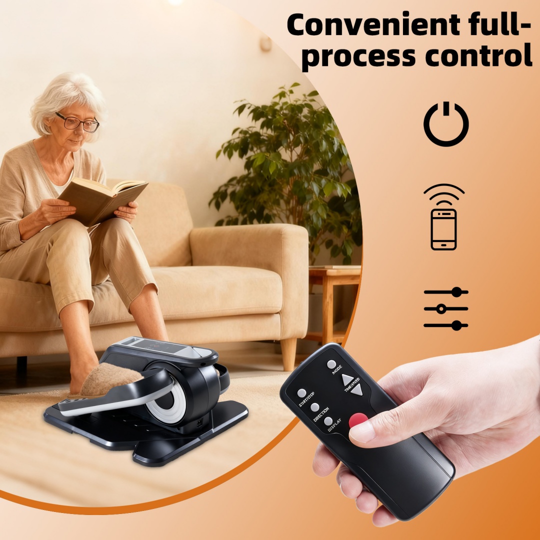Compact Under-Desk Elliptical --Quiet Mini Pedal Exerciser With Adjustable Speed And LED Display image 15
