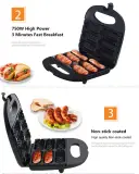 Home Hot Dog Roast Sausage Frying Machine Kitchen Gadgets view 3