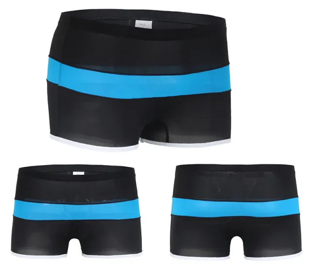 Men's Underwear Thin Ice Silk Night Performance Black - Shop at LoveMi