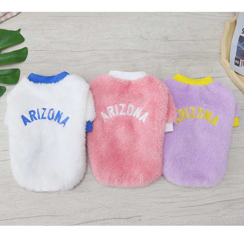 Autumn And Winter Pet Dog Time Fleece Jacket