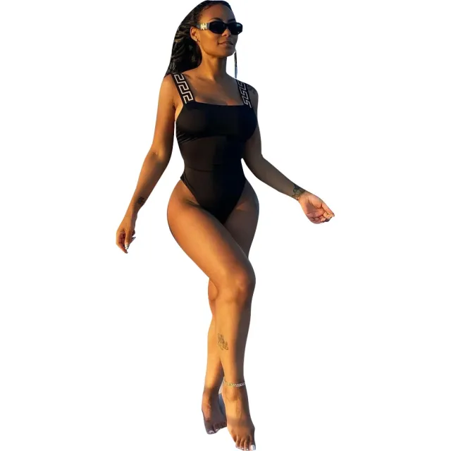 Sexy Strappy One piece Swimsuit Black - Shop at LoveMi