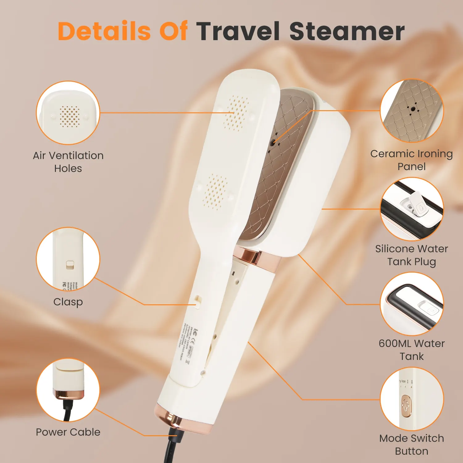 Steam Iron Press 3 In 1 Travel