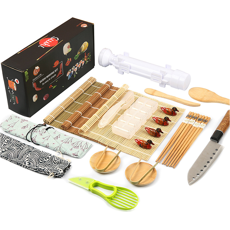 Title 3, Gimbap Cooking Kitchen Sushi Tools 24-Piece Set