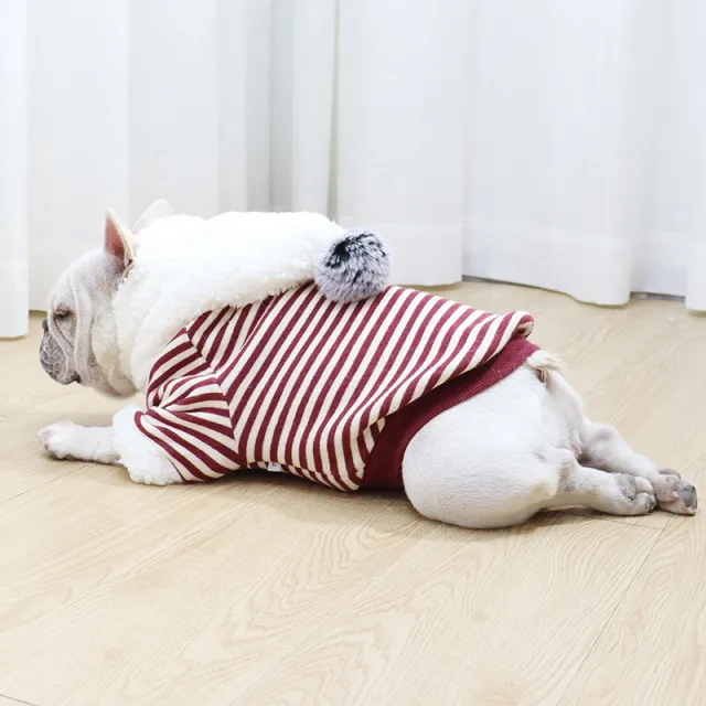 Lamb Wool Cute Cartoon Hoodie Red - Shop at LoveMi