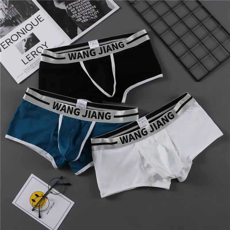 Cotton Men's Underwear Capsule Bag Separation Solid Color Three-dimensional