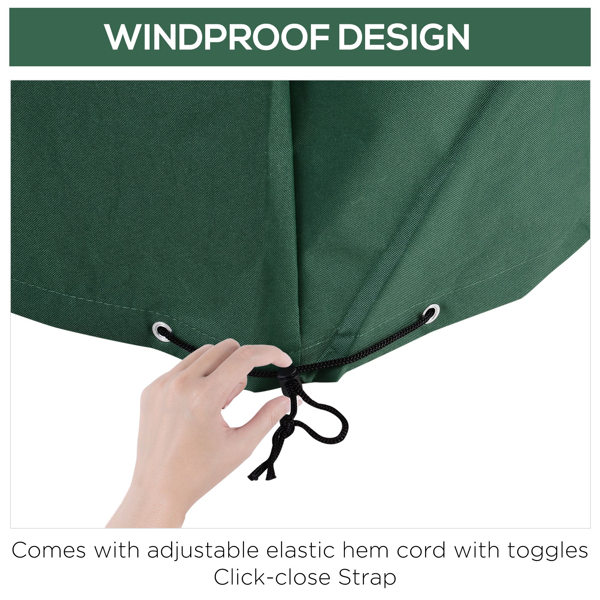 Outdoor Garden Furniture Cover, Waterproof And UV Resistant, 600D High-strength — image 5