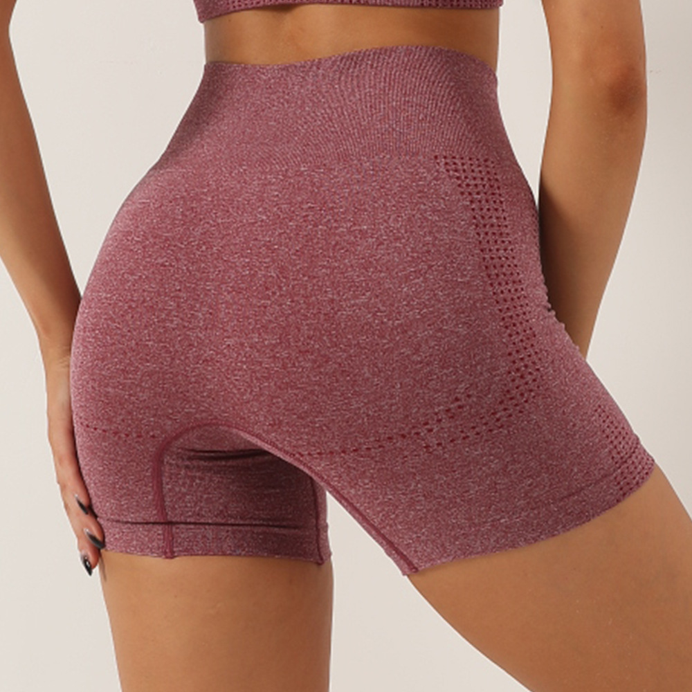 Workout Yoga Shorts For Women Summer Running Gym Shorts Wine - Shop at LoveMi