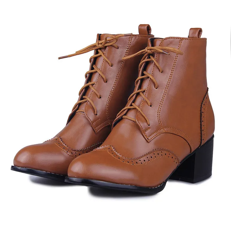 Brock lace-up boots - Brown
